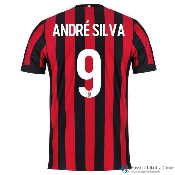 AC Milan Trikot Heim Andre Silva 2017-18 Fussballtrikots Günstig